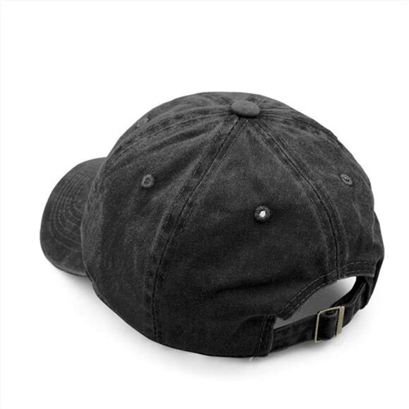 Unisex Denim Baseball Cap Adjustable Dad Hat Vintage Distressed Sun Protection - Picture 3 of 6